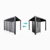 Panel Żaluzjowy Stały 123 cm - Pergola tarasowa MIRADOR Classic i Premium 111- Antracyt